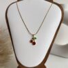 Fresh Cherry Charm Necklace