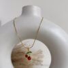 Fresh Cherry Charm Necklace