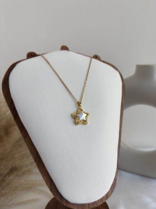 Dreamy Star Pearl Necklace