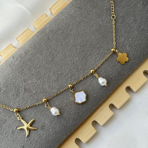 Cosmic Starfish Hand Bracelet