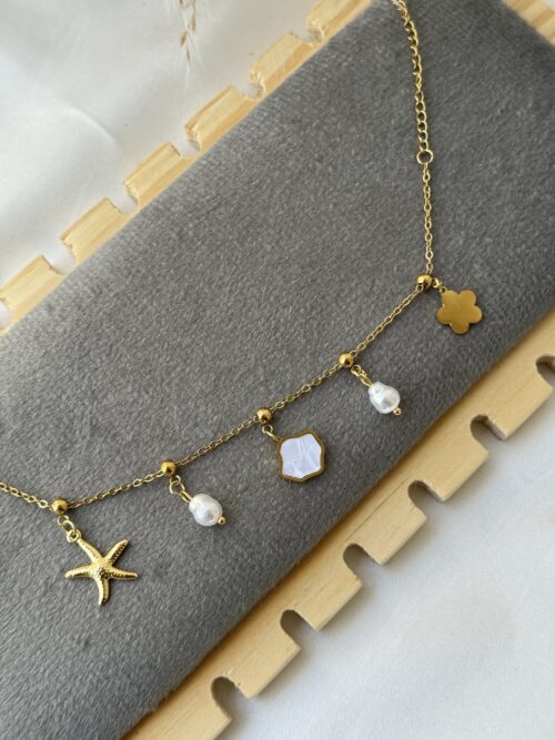 Cosmic Starfish Hand Bracelet