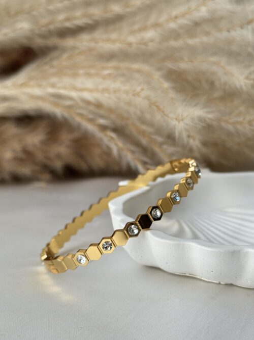 Hexa Sparkle Bangle
