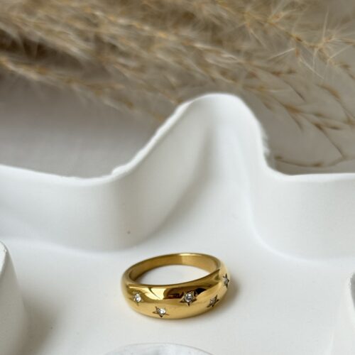 Celestial Dreams Star Band Ring