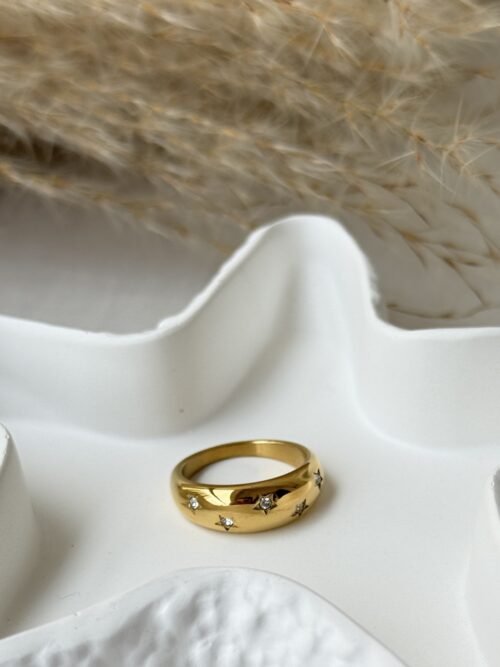 Celestial Dreams Star Band Ring