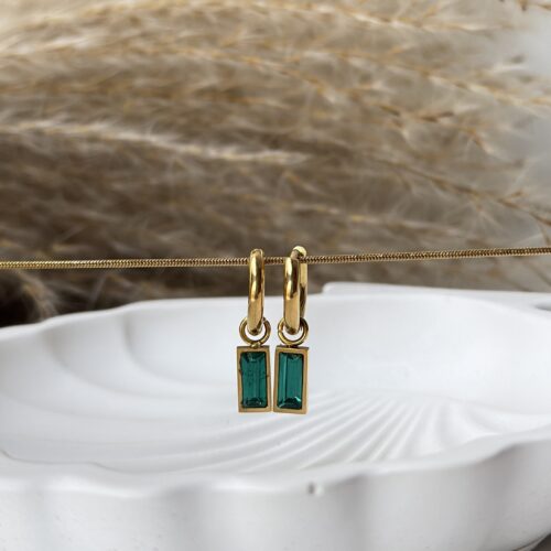 Emerald Drop Earrings
