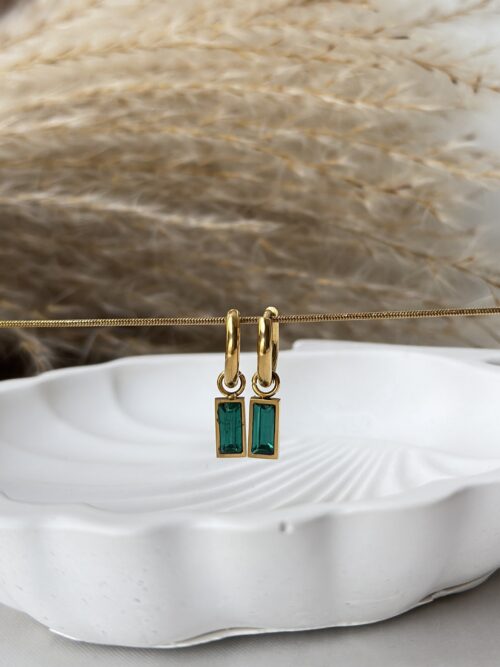 Emerald Drop Earrings