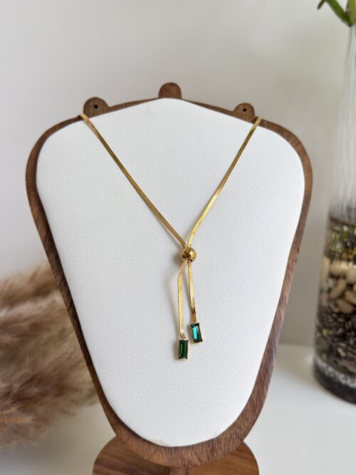 Poised Aurelia Tie Necklace