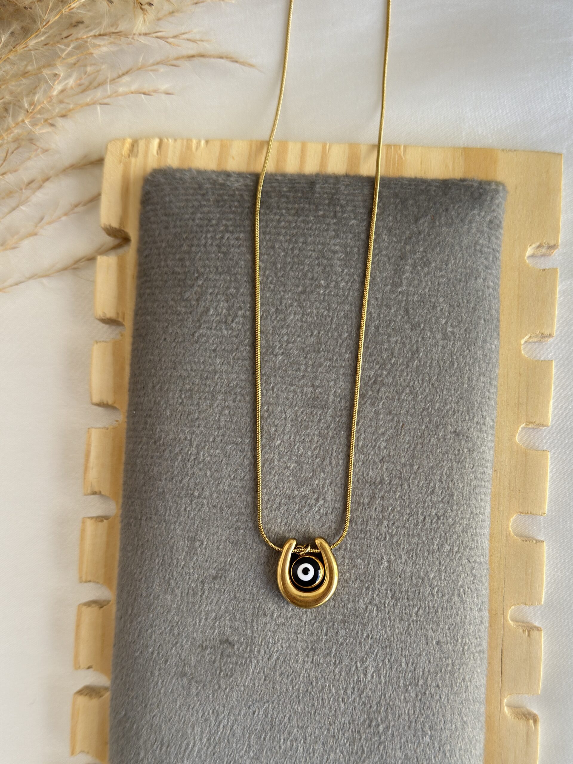 Protective Black Evil Eye Necklace