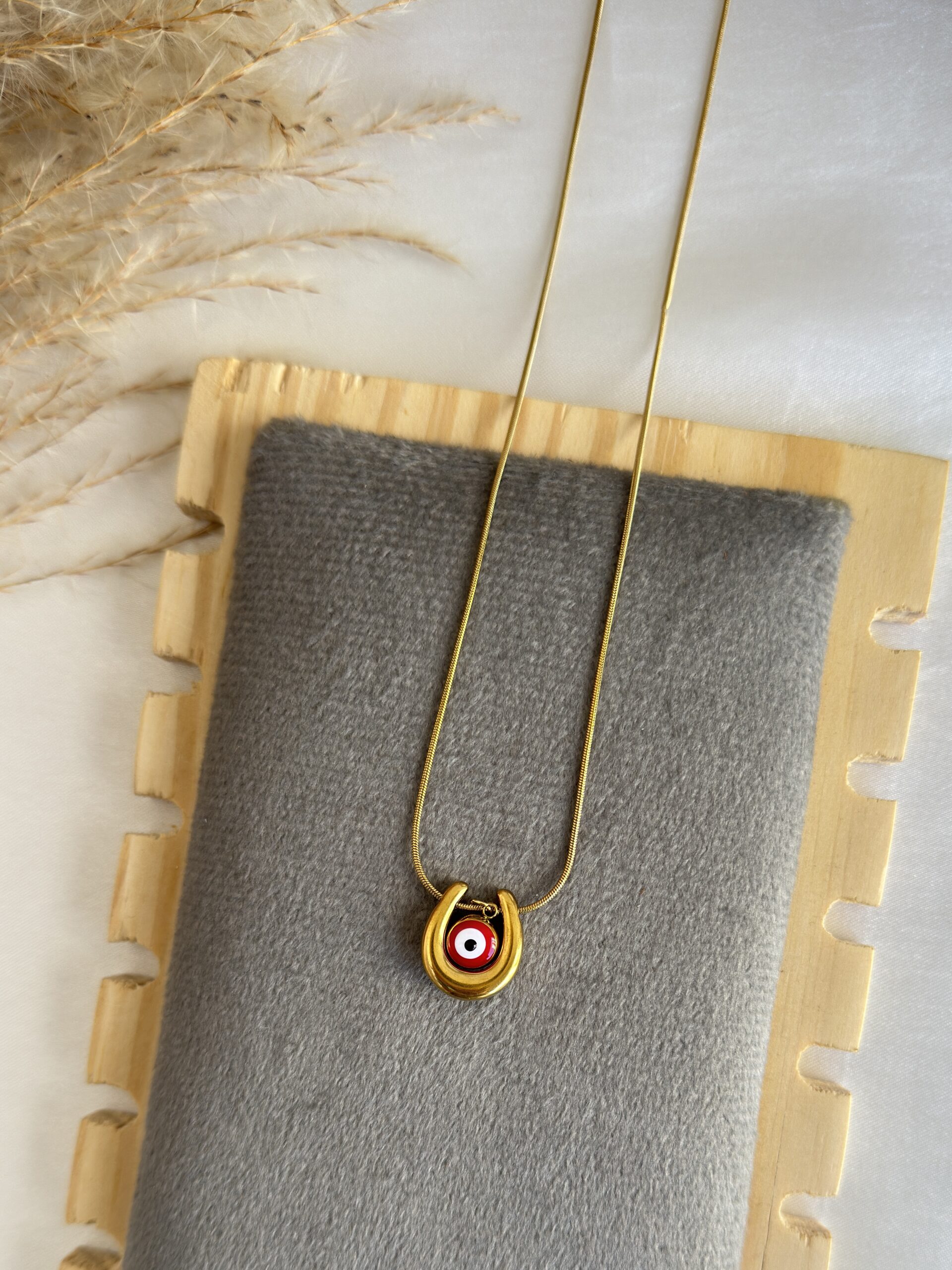 Protective Red Evil Eye Necklace