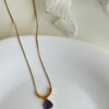 Warm Blue Necklace