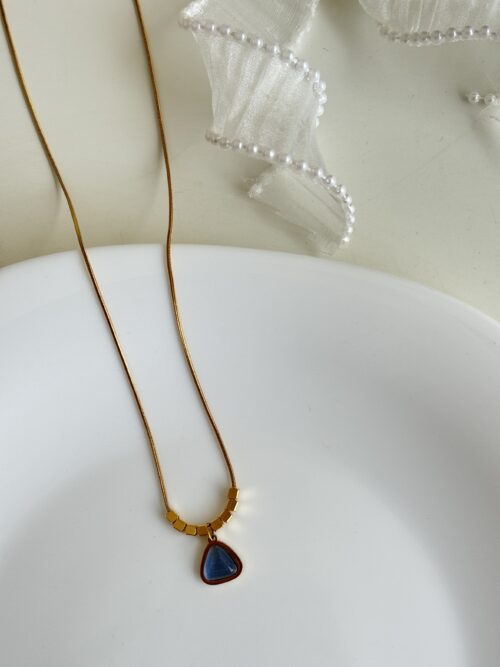 Warm Blue Necklace