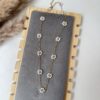 Graceful Pearl Cluster Necklace