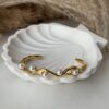 Ocean Pearl Wave Bangle