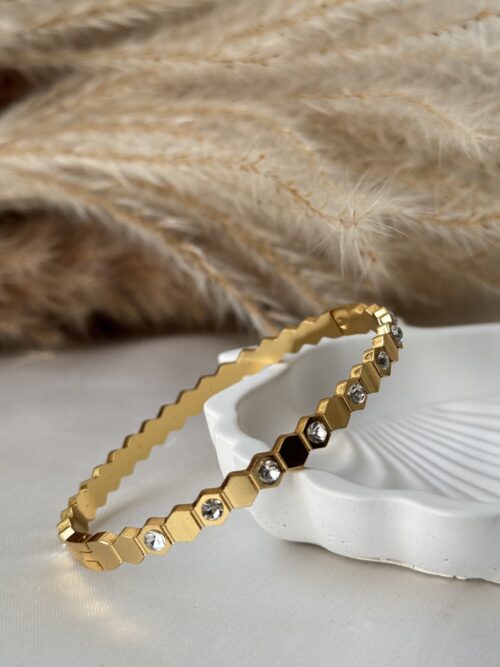 Hexa Sparkle Bangle