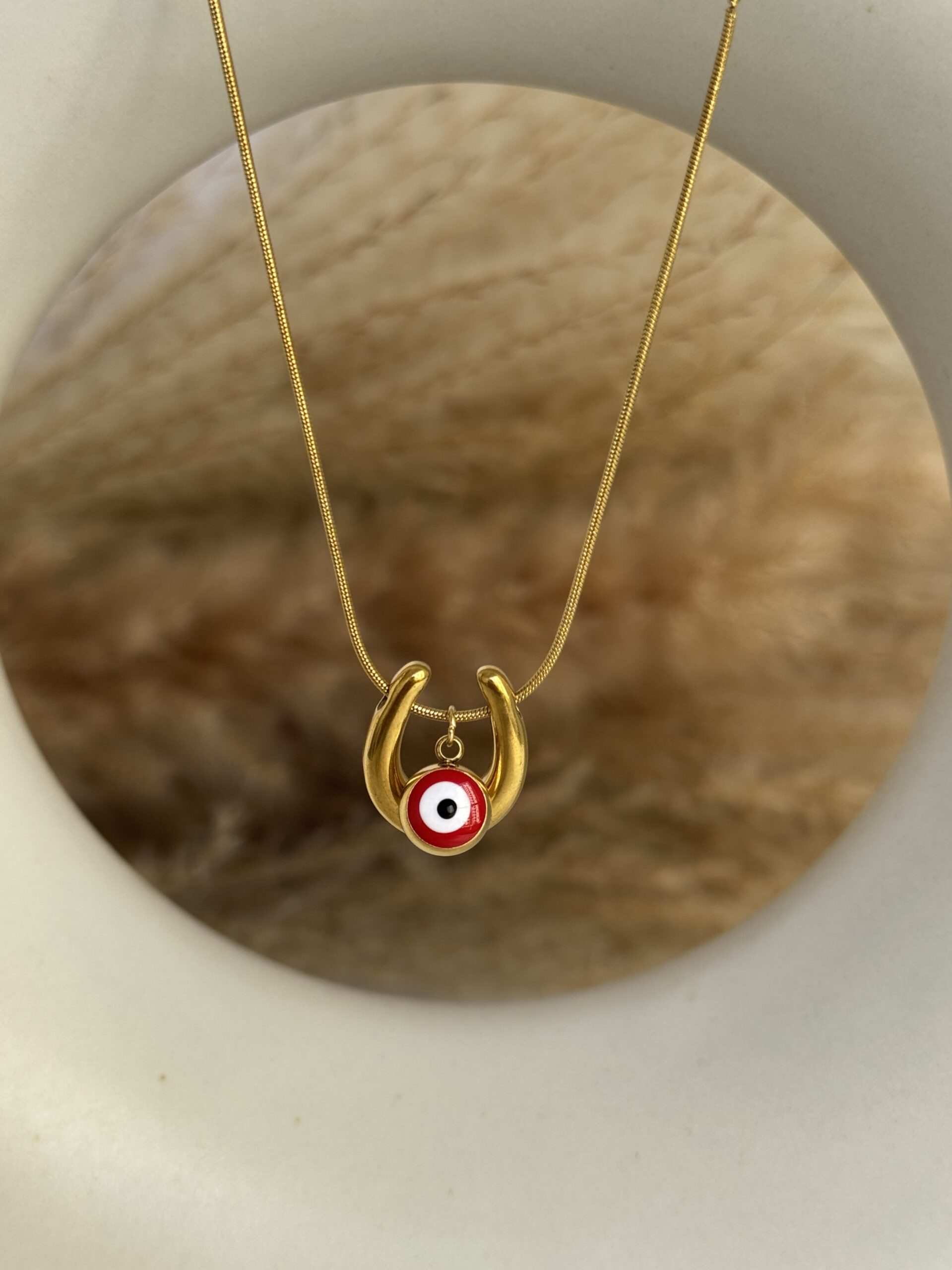 Protective Red Evil Eye Necklace