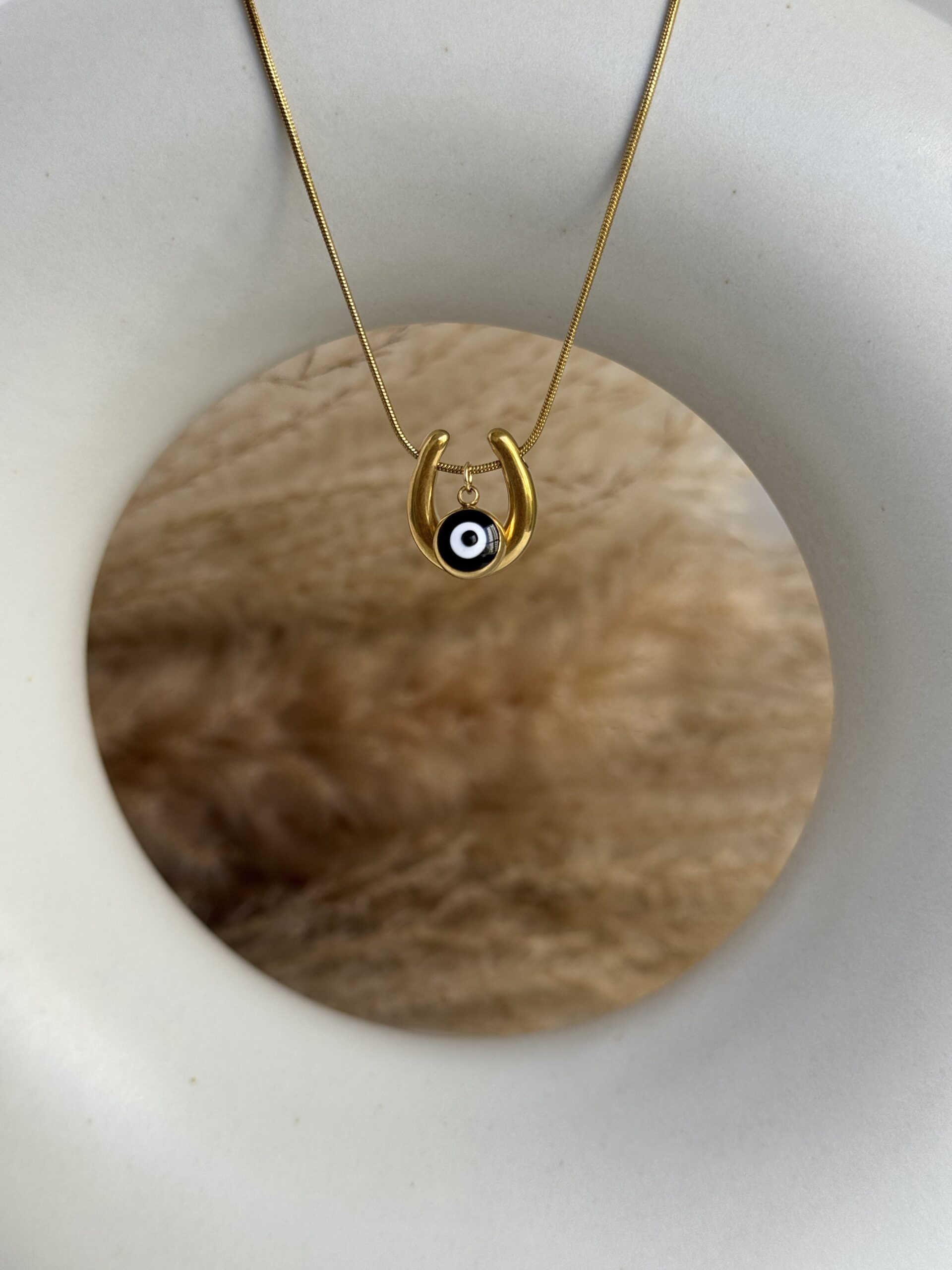 Protective Black Evil Eye Necklace