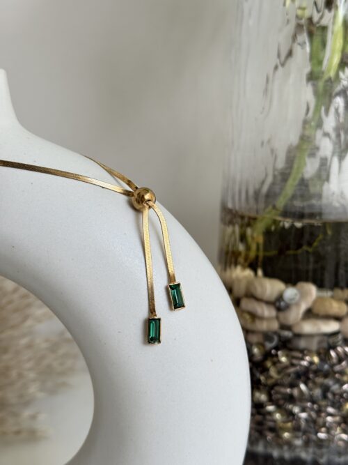 Poised Aurelia Tie Necklace