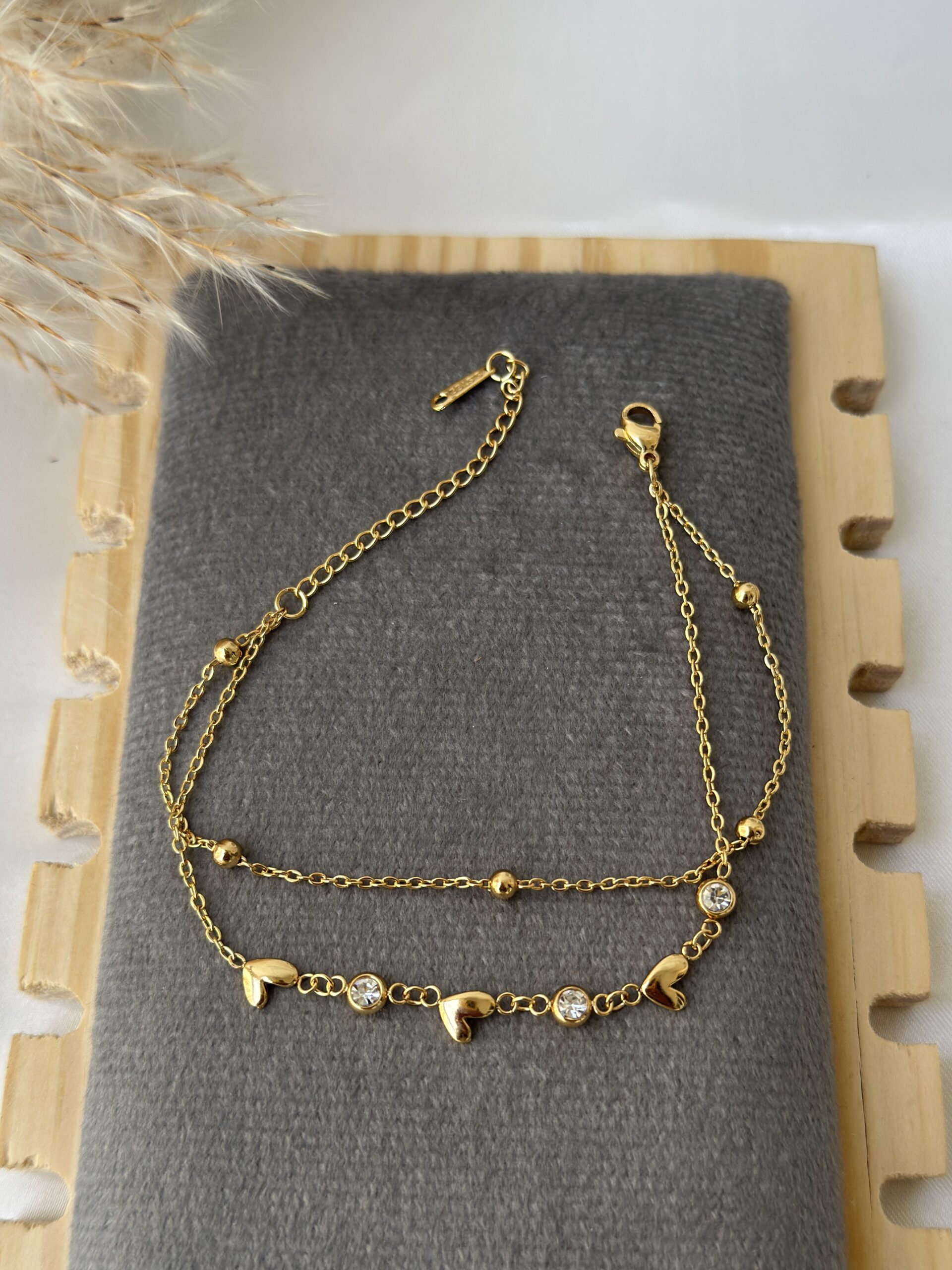 Sweet Heart Hand Bracelet