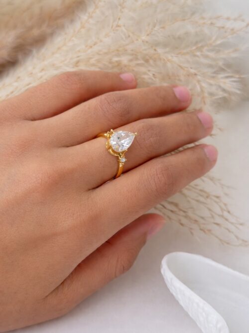 Royal Pear Statement Ring