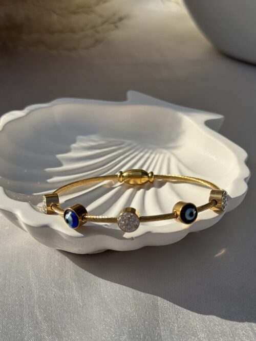 Shield Mode Evil Eye Bracelet