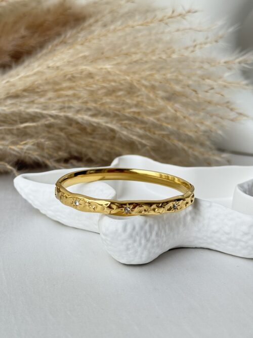 Celestial Star Texture Bangle