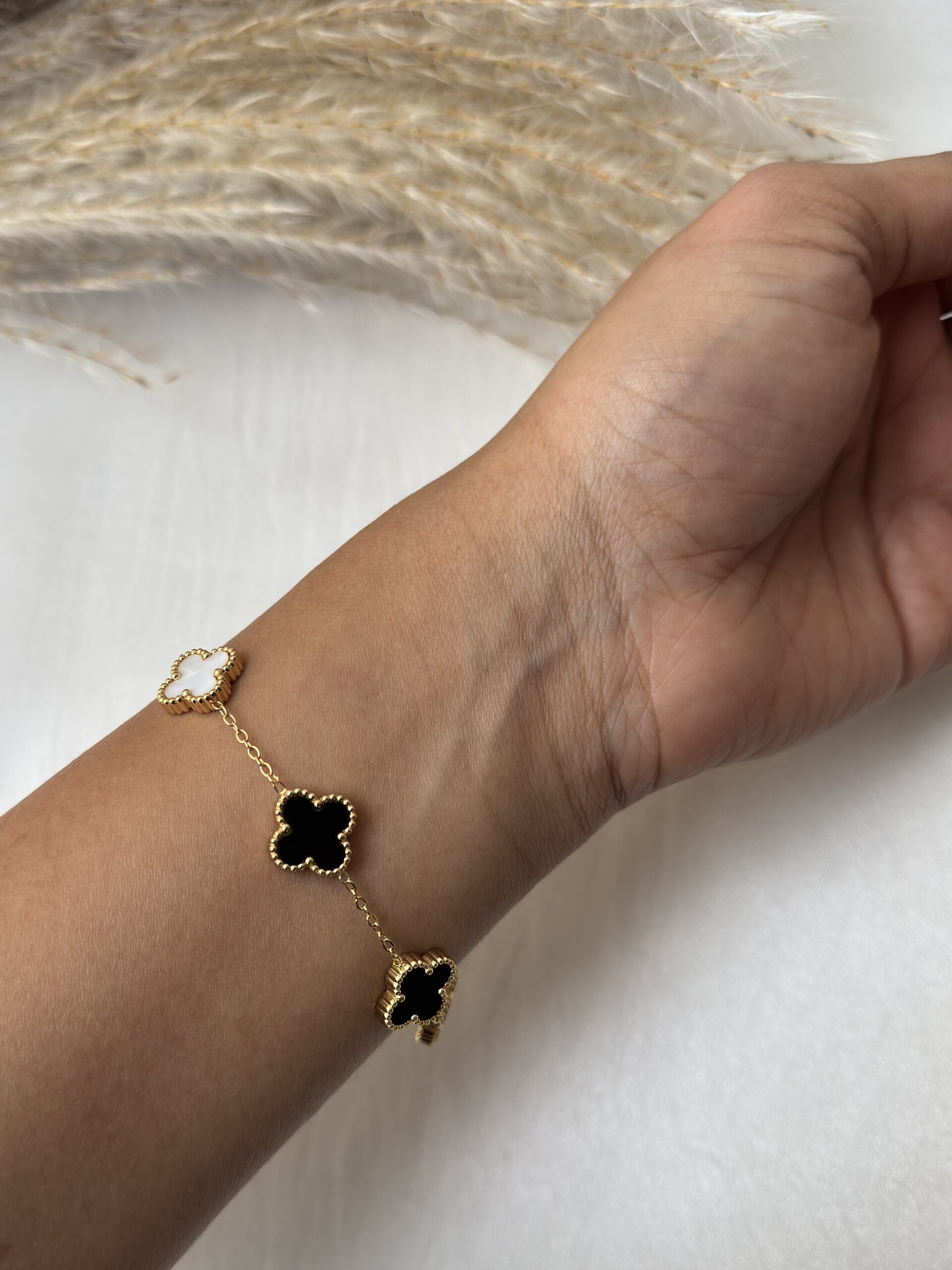 Reversible Clover Bracelet