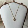Ivory Pearl Dot Pendant Necklace
