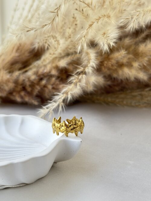 Adjustable Coral Ring