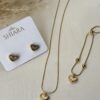 Golden Mini Heart Jewellery Set