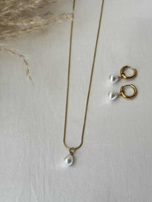 Pearl Drop Jewellery Set