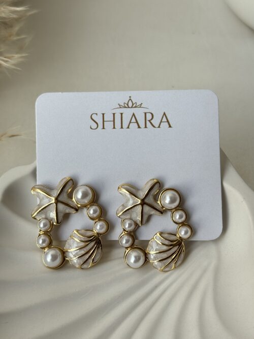 Coral Charm Earrings