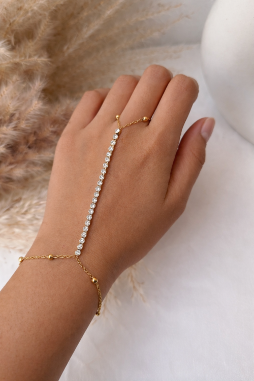 Aura Crystal Handchain