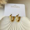Sleek Shine Hoops Earrings