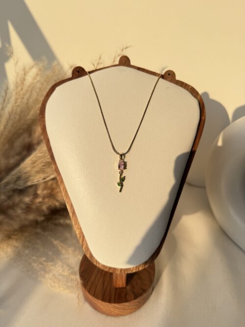 Blossom Pink Tulip Necklace