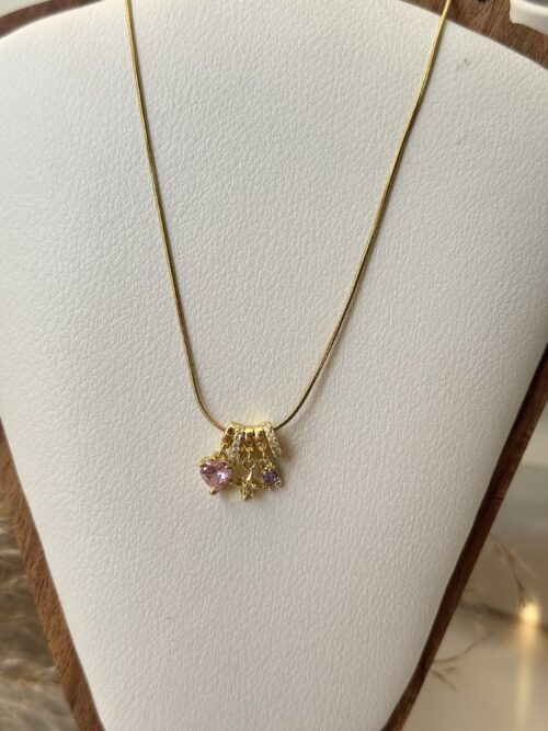 Pink Vine Necklace
