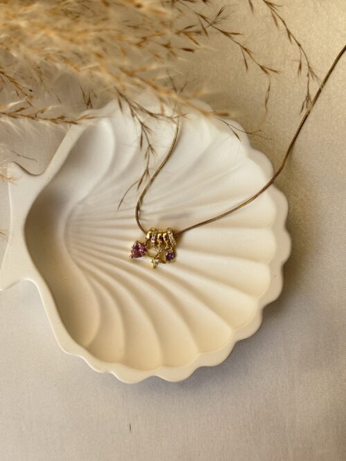 Pink Vine Necklace