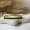 Emerald Line Bangle
