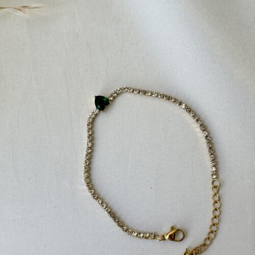 Green Heart Glow Bracelet