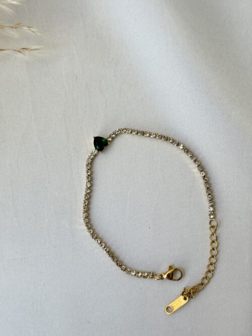 Green Heart Glow Bracelet