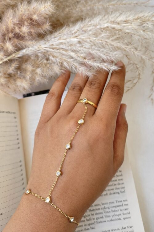 Celeste Drop Handchain