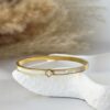 Ivory Clover Bangle
