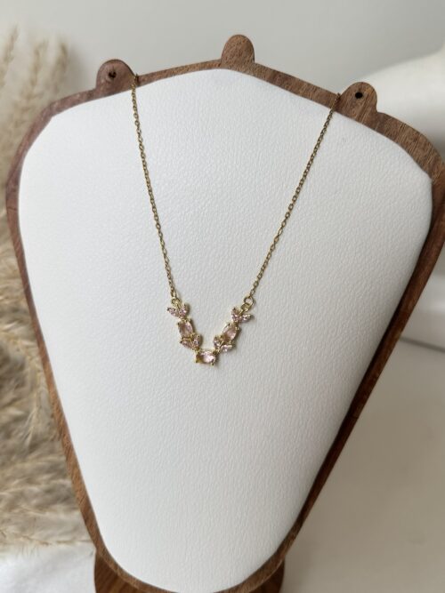 Aurora Blush Tulip Necklace