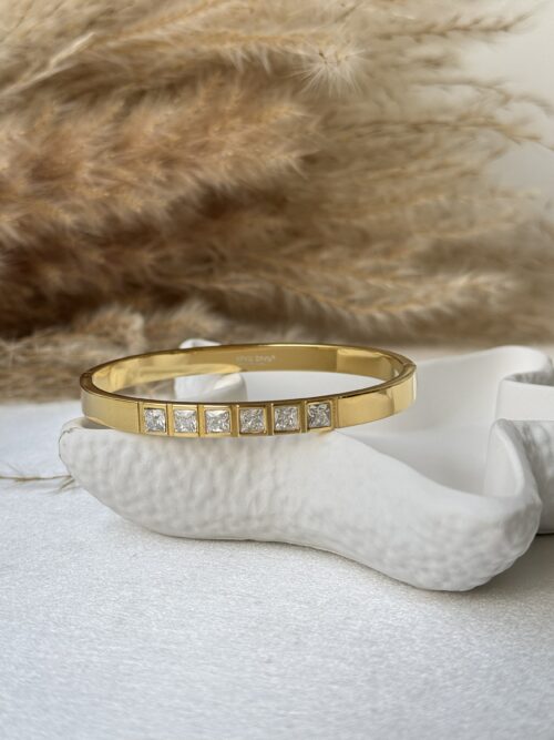Princess Cut Bangle