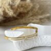 Ivory Clover Bangle
