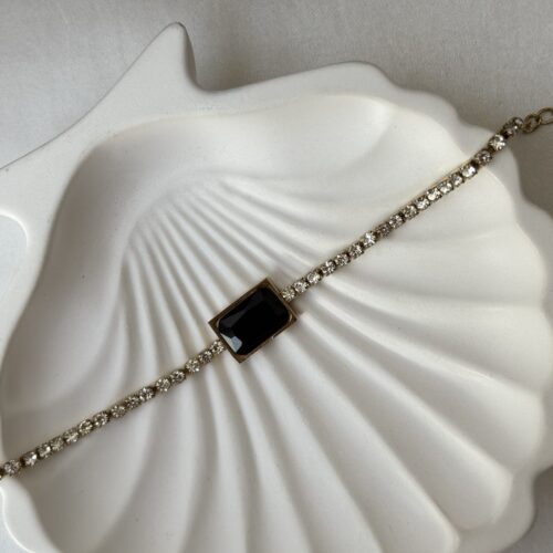 Main Eclipse Black Tennis Bracelet