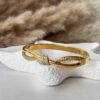 Infinity Twist Lock Bangle