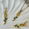 Honey Tulip Necklace Jewellery Set