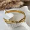 Infinity Twist Lock Bangle