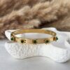 Verde Petal Lock Bangle