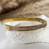 Lilac Ice Lock Bangle